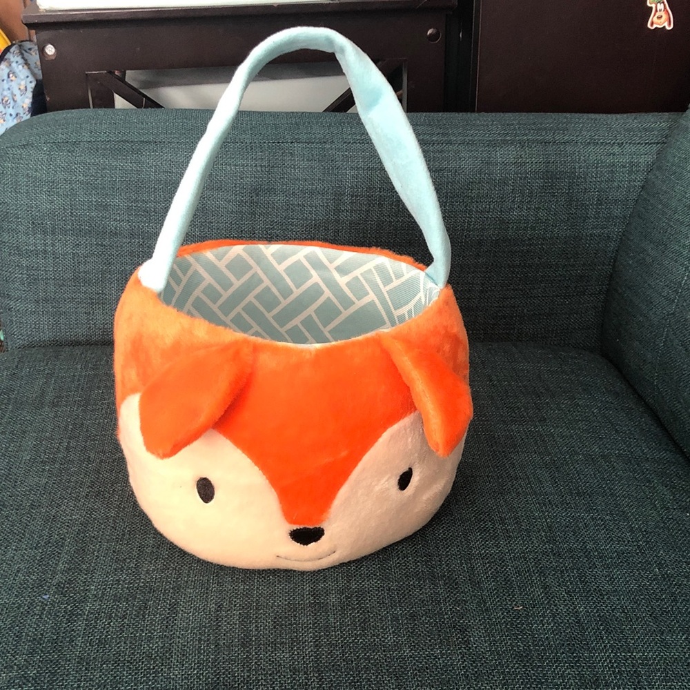 Fox Plush Easter Basket
